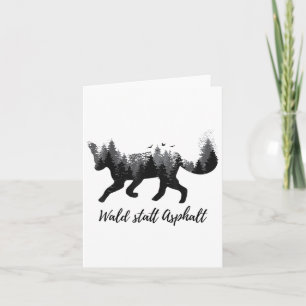 Tarjeta Protección del medio ambiente animal Protección de