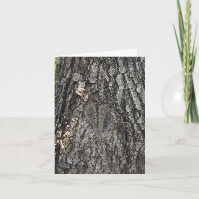 Tarjeta protector de corazón de árbol #1 (Anverso)