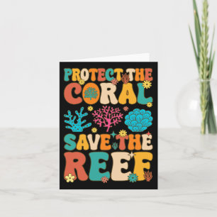 Tarjeta Protege el Coral Salva el Arrecife Arrecife de Cor
