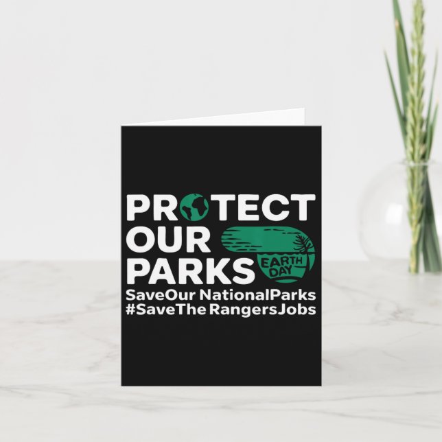 Tarjeta Protege Nuestros Parques Salva Nuestros Parques Na (Anverso)