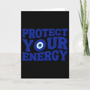 Tarjeta Protege Tu Energía Ojo Malo Espiritual Vibración P