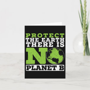 Tarjeta Proteger La Tierra No Hay Planeta B Medio Ambiente