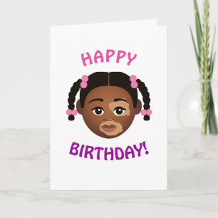 Tarjeta #Proud2BNaturalMe Elige-Mi-Complexión Cumpleaños