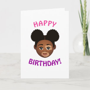 Tarjeta #Proud2BNaturalMe Elige-Mi-Complexión Cumpleaños