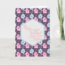 Tarjeta Proverbs 31:26