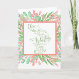 Tarjeta Proverbs 31:30