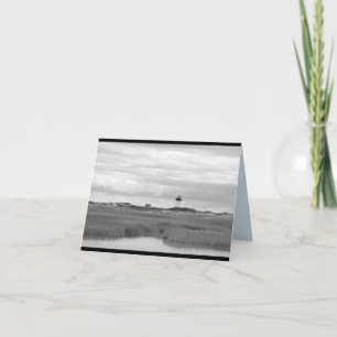 Tarjeta Provincetown negro y blanco, MAMÁES Notecards en