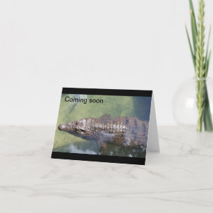 Tarjeta Próximo lagarto