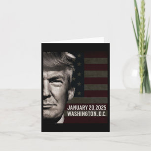 Tarjeta Próximo presidente Donald Trump 2025