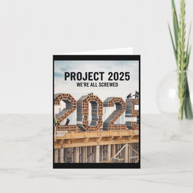 Tarjeta Proyecto 2025 Todos estamos jodidos (Anverso)