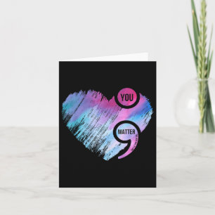 Tarjeta Proyecto del Semicolón Cardíaco: Awarene de preven