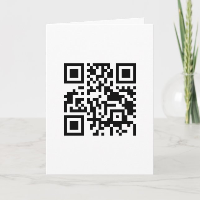 Tarjeta prueba de código QR (Anverso)