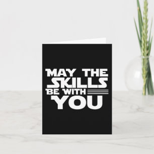 Tarjeta Pruebas Diurnas - Que Las Habilidades Estén Con La