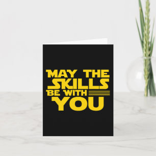 Tarjeta Pruebas Diurnas - Que Las Habilidades Estén Con La