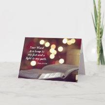 Psalm 119:105 Your Word is a Lamp to my Feet