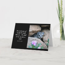 Tarjeta Psalm 27:5 (KJV) 