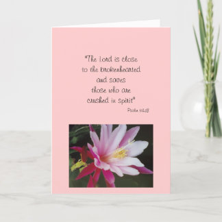 TARJETA "PSALM 34:18"