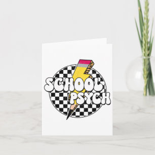 Tarjeta Psicólogo de escuela de control Lápiz Lightning Bo