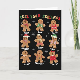 Tarjeta Psicólogo Escolar Navidad Todos Los Sentimientos S