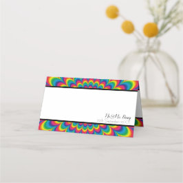 Tarjeta Psychedelic Tie Dye Place