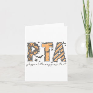 Tarjeta Pta Halloween Terapia Física Istant Spooky Autum