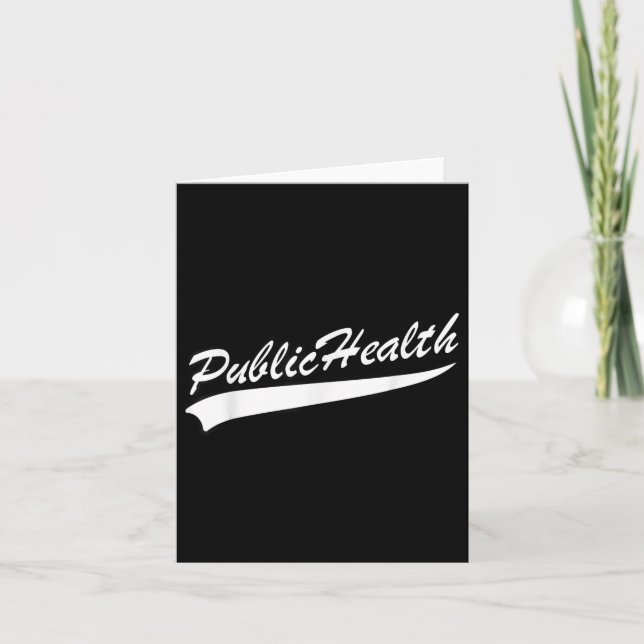 Tarjeta Public Health Professional Team Srts  (Anverso)