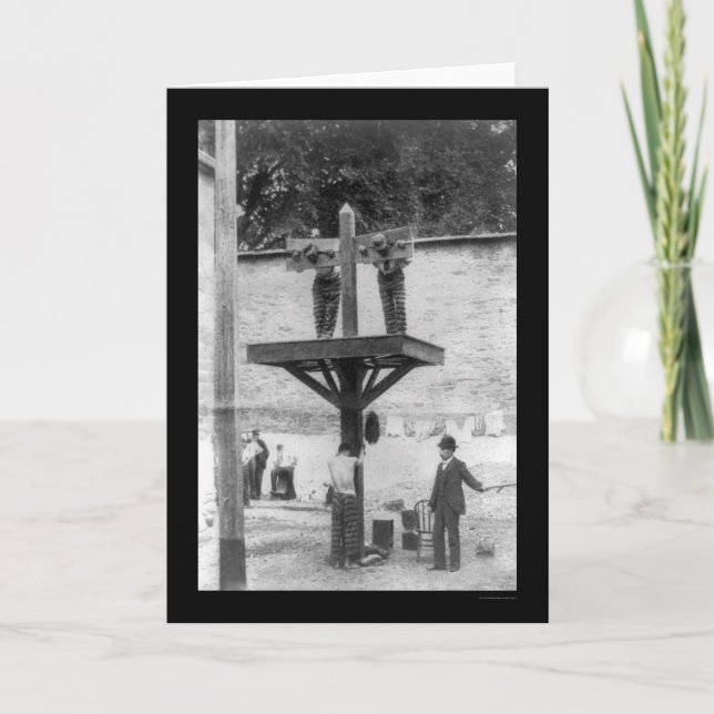 Tarjeta Publicación azotadora en Delaware 1907 (Anverso)