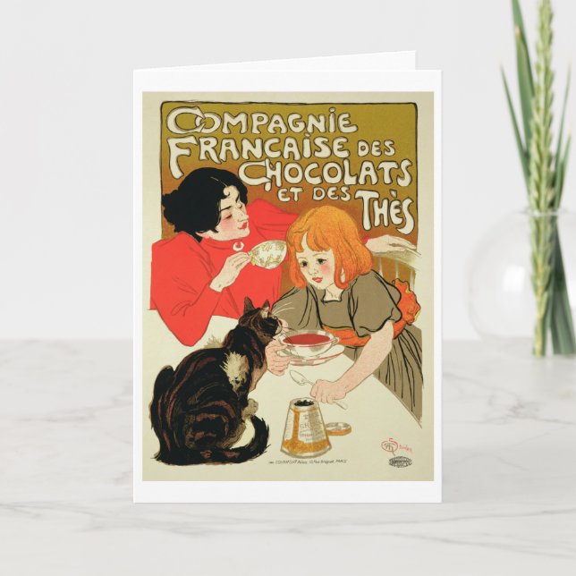 Tarjeta Publicidad de poster los French Company del (Anverso)