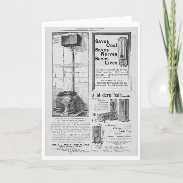 Tarjeta Publicidad de principios del siglo XX (Anverso)