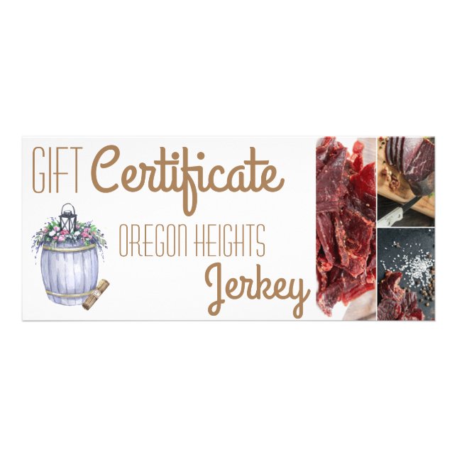 Tarjeta Publicitaria 25 Pack Business Gift Certificate Summer Country W (Frente)