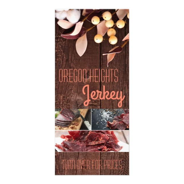 Tarjeta Publicitaria 25 Pack Business Price List Cotton Branch on Dark (Frente)