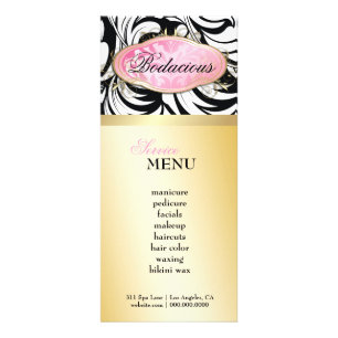 Tarjeta Publicitaria 311 Bodacious Lavish Boutique Leopard Leopard Leal