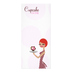 Tarjeta Publicitaria 311 Cherrie el delantal de Cutie de la magdalena
