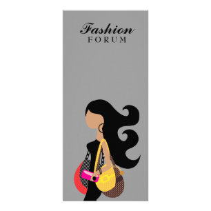 Tarjeta Publicitaria 311 Fashionista Purses Gray