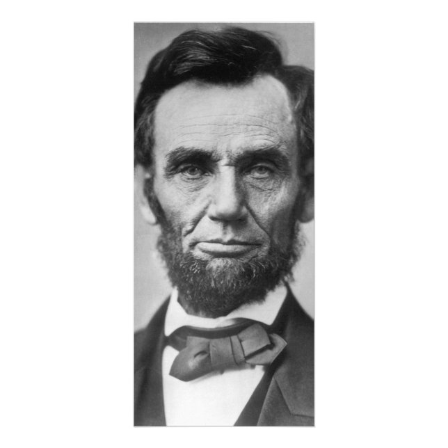 Tarjeta Publicitaria Abraham Lincoln (Frente)