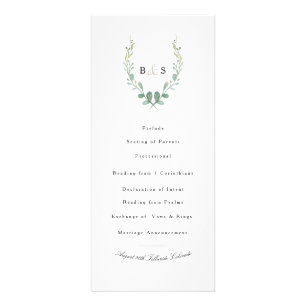 Tarjeta Publicitaria Acuarela de vegetación de Moda rústica   BODA