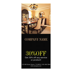 Tarjeta Publicitaria Agente inmobiliario casero del interiorista de la