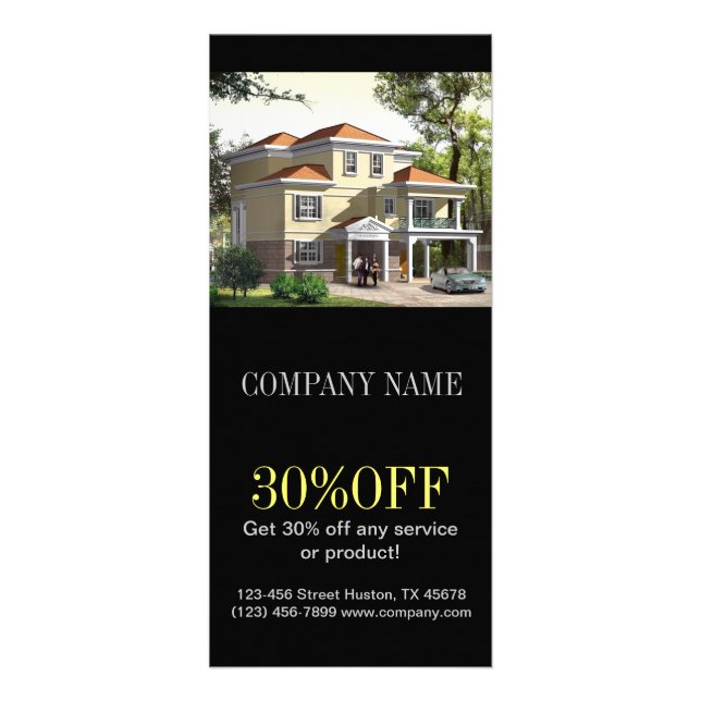 Tarjeta Publicitaria Agente inmobiliario de remodelado casero de la (Frente)