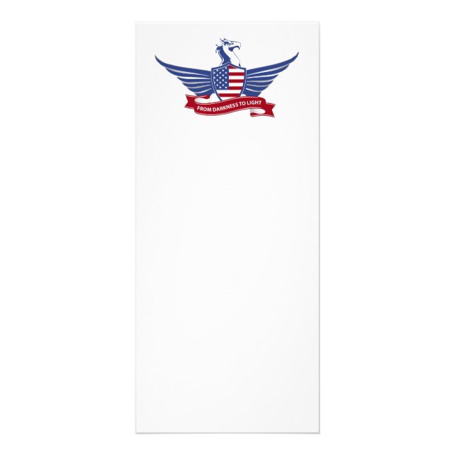 Tarjeta Publicitaria Águila americana (Frente)