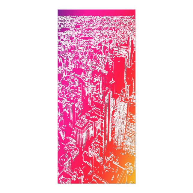 Tarjeta Publicitaria Arcoiris de Manhattan (Frente)