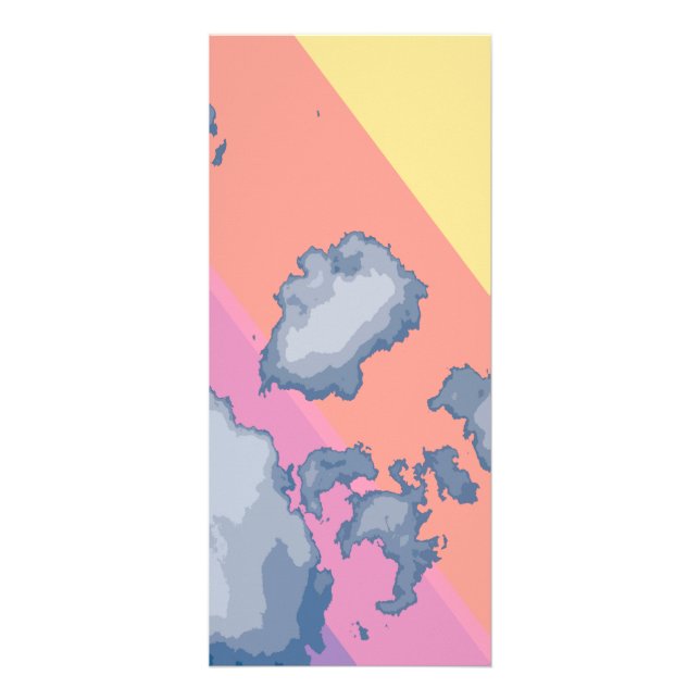 Tarjeta Publicitaria Arcoiris dibujado (Frente)