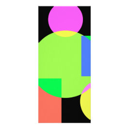 Tarjeta Publicitaria Arcoiris geométrico