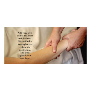 Tarjeta Publicitaria Arm Massage Photo