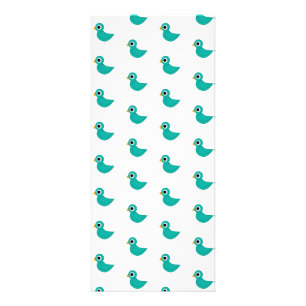 Tarjeta Publicitaria Arte adorable y caprichoso de aves y naturaleza