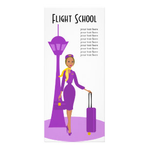 Tarjeta Publicitaria Asistente de vuelo fabuloso