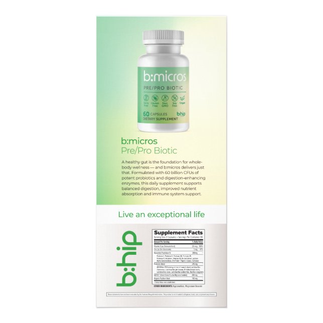 Tarjeta Publicitaria b:micros (Frente)