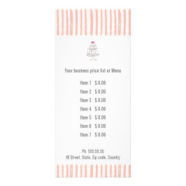 Tarjeta Publicitaria Bakery Goods