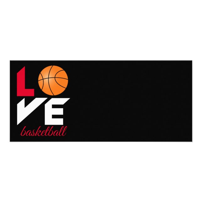 Tarjeta Publicitaria Baloncesto de amor (Frente)