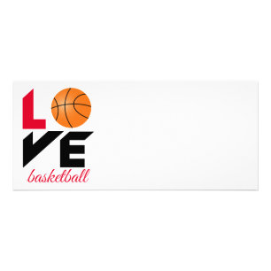 Tarjeta Publicitaria Baloncesto de amor