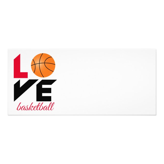 Tarjeta Publicitaria Baloncesto de amor (Frente)